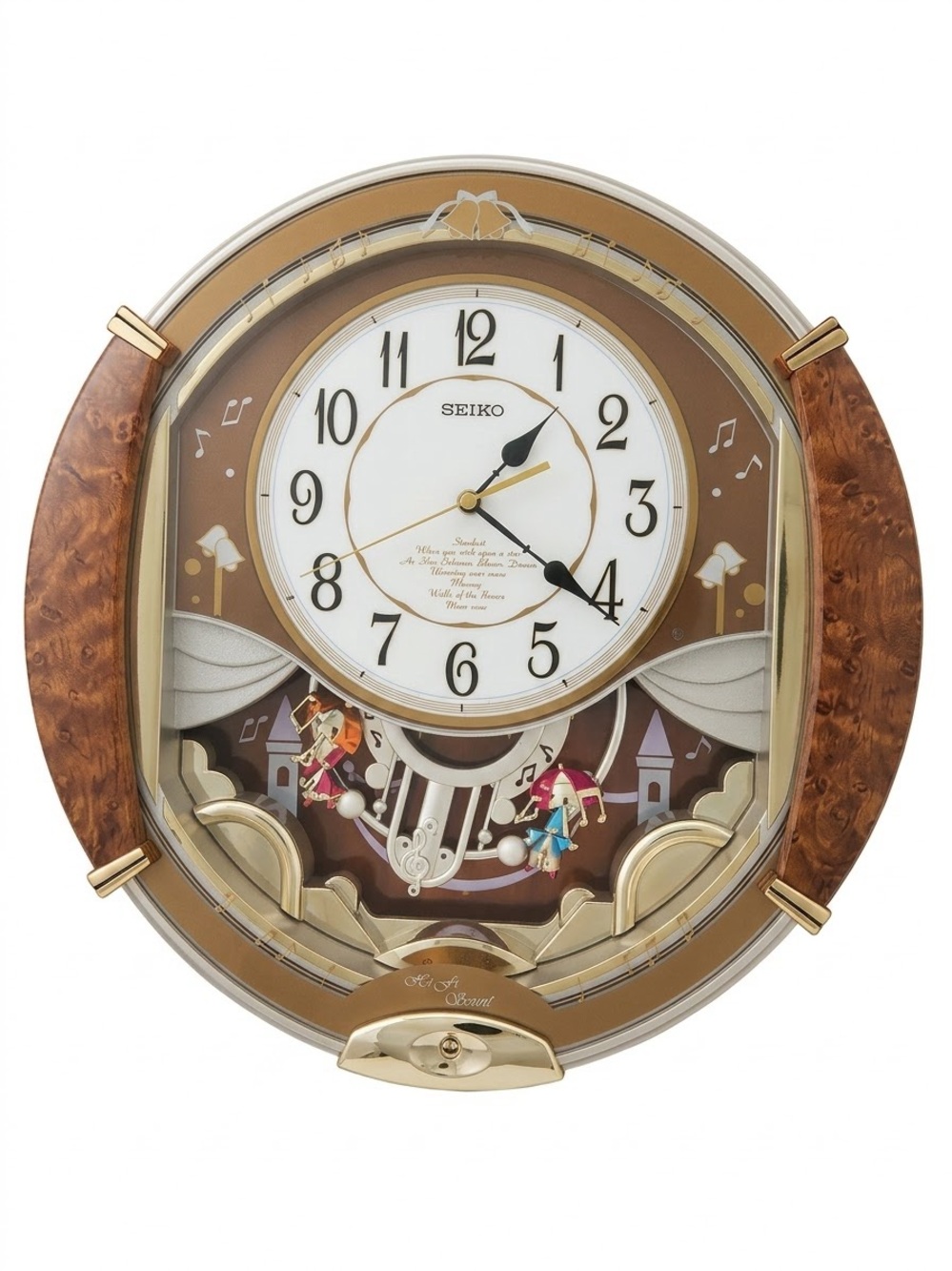 Seiko Melidies in Motion Quartz Analog Musical Wall Clock xx